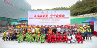 寶鷹建設集團2023年“安全生產(chǎn)月”安全事故預防及應急救援綜合演練舉行